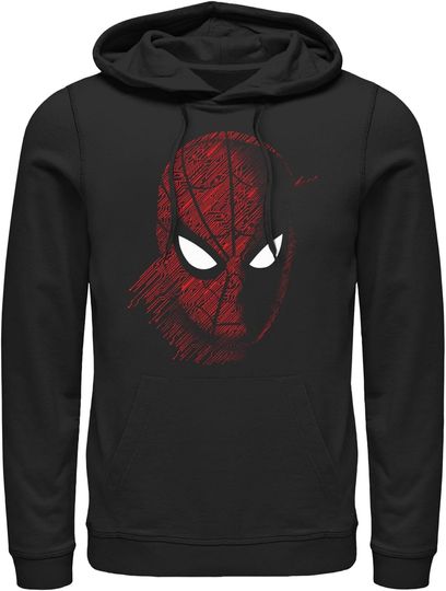 Discover Men's Marvel Spider-Man: Far From Home Tech Pattern Pull Over Hoodie