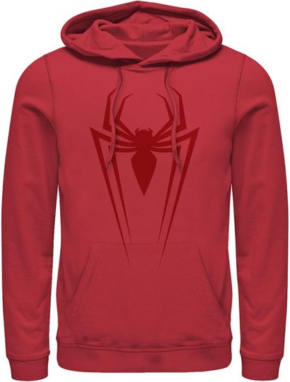 Men's Marvel Spider-Man Icon Badge Pull Over Hoodie