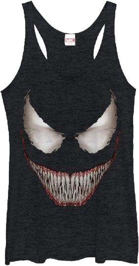 Fifth Sun Marvel Classic Venom Face Women's Racerback Tank Top