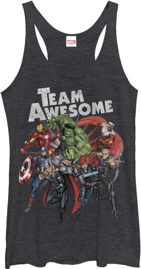 Fifth Sun Marvel Classic Team Awesome Women's Racerback Tank Top