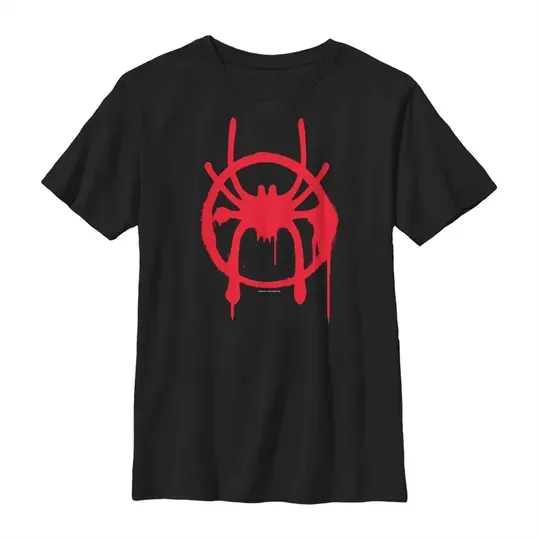 Discover Marvel Spider-Man Into The Spider-Verse Symbol T-Shirt