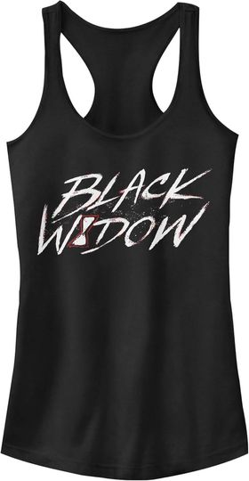 Discover Fifth Sun Women's Marvel Juniors' Widow Paint Racerback Tank Top