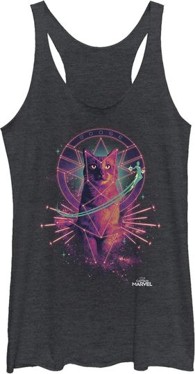 Discover Fifth Sun Marvel Cat Goose Women's Racerback Tank Top