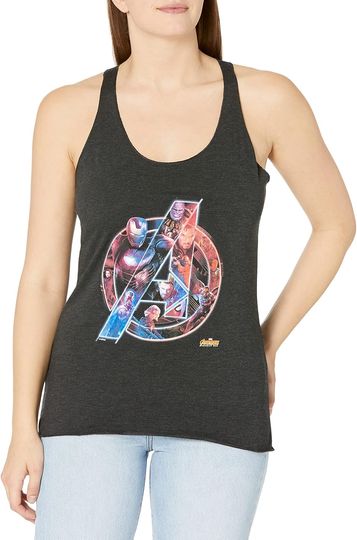 Discover Fifth Sun Women's Marvel Universe Team Neon Tri-Blend Racerback Layering Tank