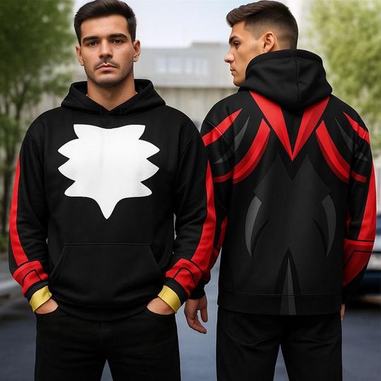 Discover Shadow The Hedgehog 3D Full Over Print Hoodie, Halloween Costume Hoodie, Halloween Cosplay