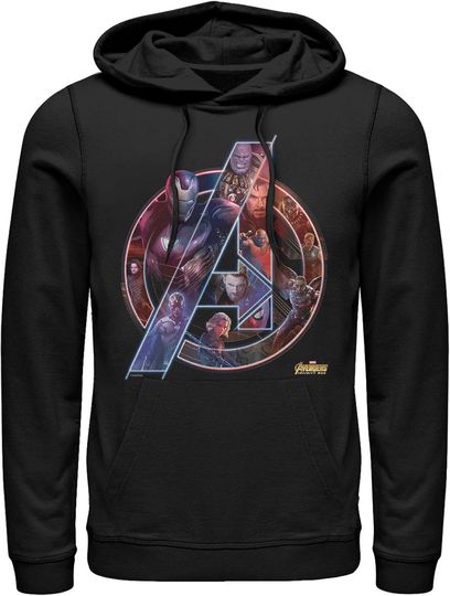 Discover Men's Marvel Avengers: Infinity War Logo Hoodie