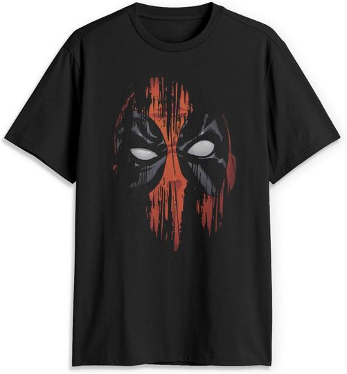 Discover Men's Marvel Deadpool Streak Mask T-Shirt
