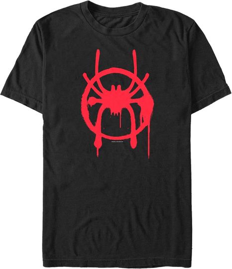 Discover Men's Marvel Spider-Man: Into The Spider-Verse Symbol T-Shirt