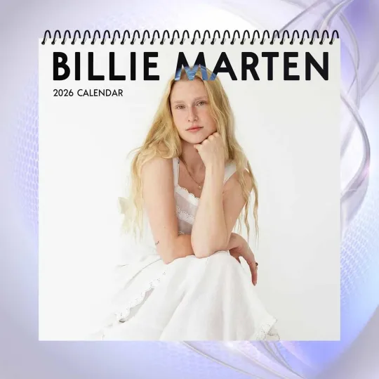 Billie Marten 2026 Wall Calendar, Indie Folk Music Star, Fan Collectible Gift