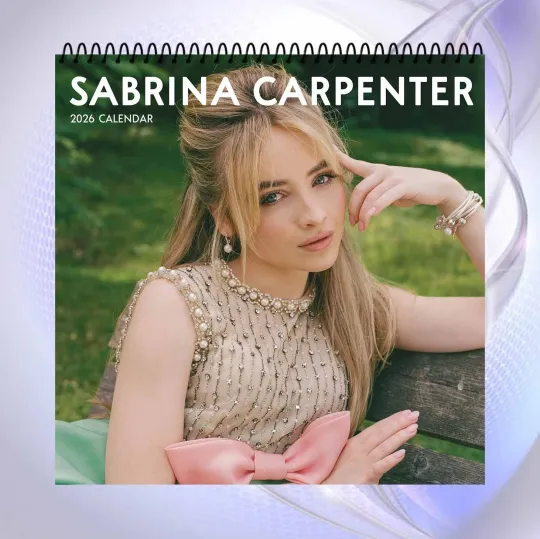 Sabrina Carpenter 2026 Calendar, Pop Star Photo Collection, Cute Wall Art Gift