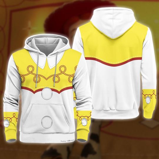 Discover Toy Story Jessie 3D Full Over Print Hoodie, Jessie Costume Hoodie, Toy Story 3D Shirt, Jessie Cosplay Sweatshirt, Halloween Costume Hoodie