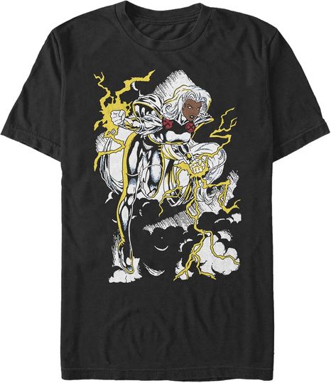 Marrvel Men's X-Men Storm Lightning Tempest T-Shirt