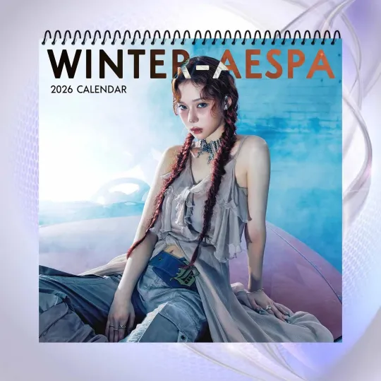 Discover Winter Aespa 2026 Calendar, Kpop Idol Wall Calendar, Aespa Fan Gift Idea