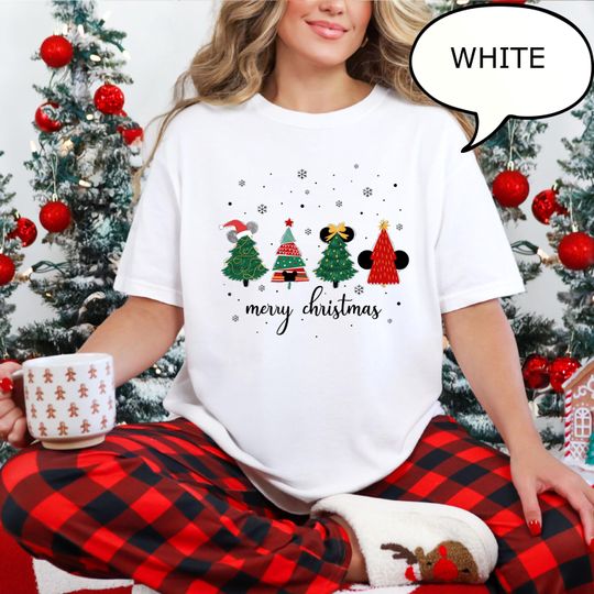 Discover Comfort Colors Christmas Mickey Tree T-Shirt, Merry Christmas Shirt, Disney Christmas Tree T-Shirt, Xmas Party 2026 Shirt