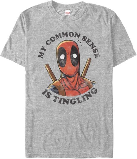 Discover Men's Marvel Deadpool Common Sense T-Shirt