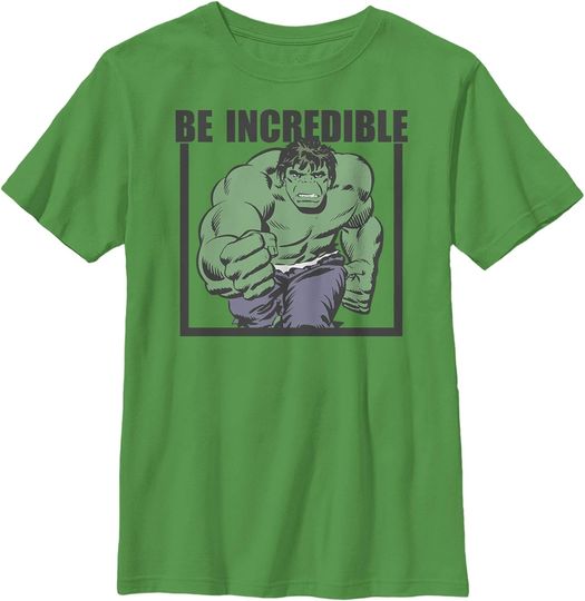 Discover Marvel Boy's Hulk Be Incredible T-Shirt