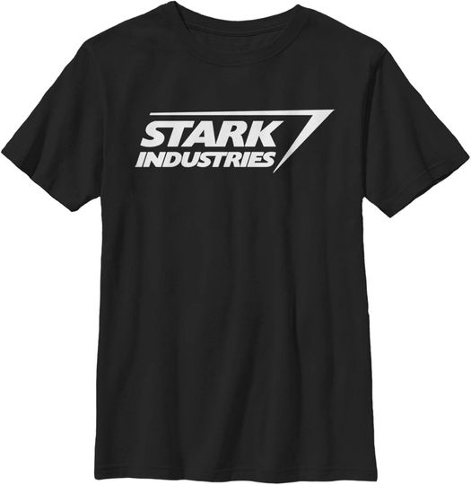 Discover Boy's Marvel Stark Industries Iron Man Logo T-Shirt