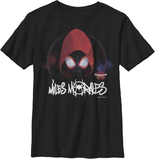 Discover Boy's Spider-Man: Into the Spider-Verse Hooded Miles T-Shirt