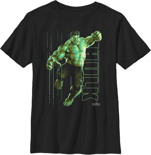 Discover Boy's Marrvel Avenggers: Infinity War Incredible Hulk Jump Smash T-Shirt