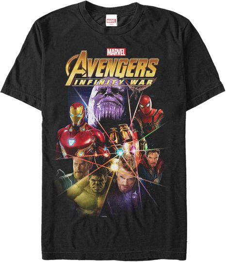 Discover Marrvel Men's Avenngers: Infinity War Prism T-Shirt