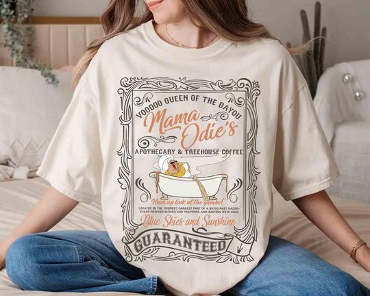 Discover Vintage Mama Odie's Blue Skies and Sunshine T-shirt