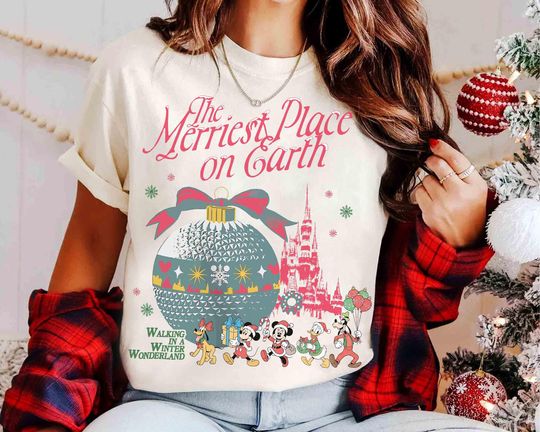 Discover Vintage Disney Epcot Christmas T-Shirt