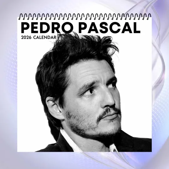 Pedro Pascal 2026 Calendar, Celebrity Wall Calendar, Hollywood Actor Gift Idea