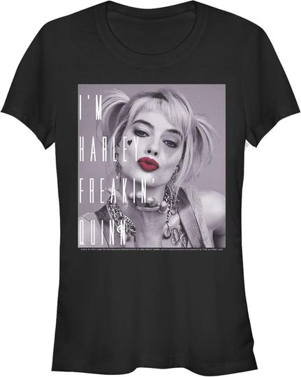 Discover Junior's Birds of Prey I'm Harley Freakin' Quinn T-Shirt