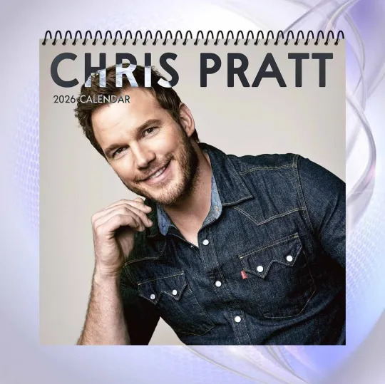 Discover Chris Pratt 2026 Wall Calendar, Celebrity Actor Poster, Movie Fan Gift Idea