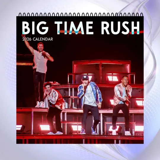 Discover Big Time Rush 2026 Wall Calendar, Music Band Poster Style Gift for Fans