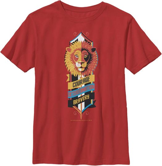 Boy's Harry Potter Gryffindor Lion Emblem T-Shirt
