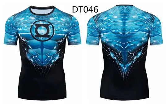 Discover Marvel Avenger Superhero 3D Printed Tee Sports Gym