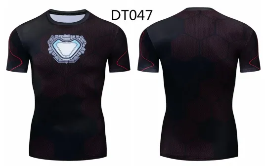 Discover Marvel Avenger Superhero 3D Printed Tee Sports