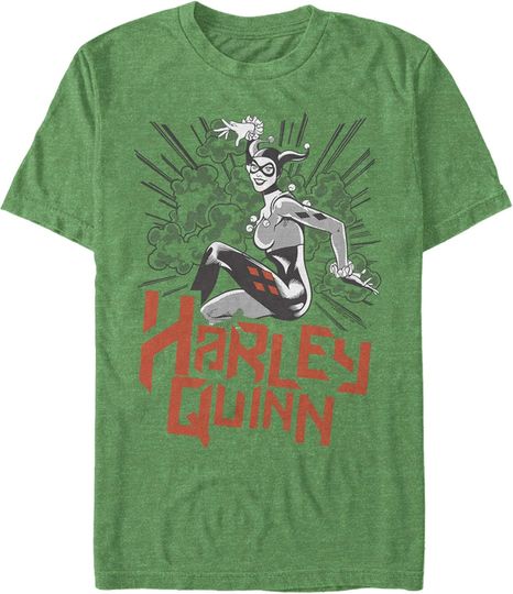 Men's Batman Harley Quinn Retro Explosion T-Shirt
