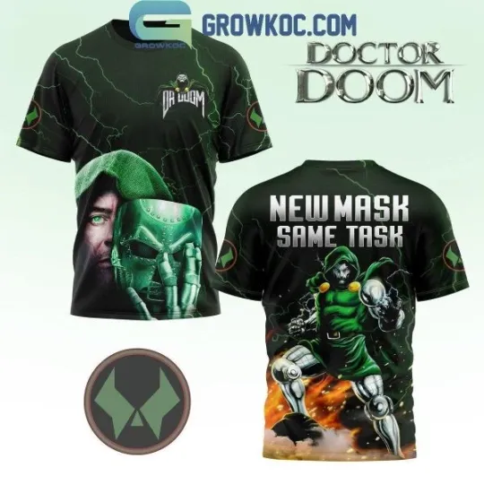 Discover Marvel Doctor Dooom Mask Same Task 3D T Shirt