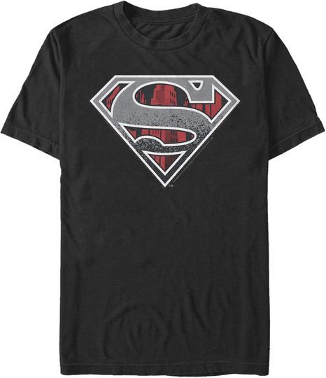 Fifth Sun Men's Superman Logo Grunge T-Shirt