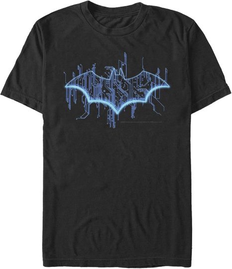 Discover Men's Batman Logo Digital Wing T-Shirt