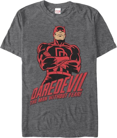 Discover Men's Marvel Daredevil Superhero Man Without Fear T-Shirt