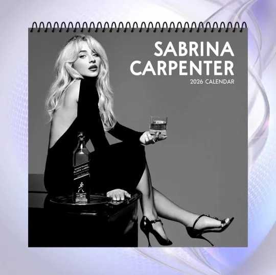 Discover Sabrina Carpenter 2026 Calendar, Glamorous Pop Star Desk Calendar