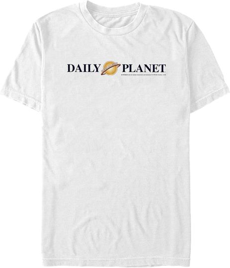 Discover Fifth Sun Men's Superman Daily Planet Logo T-Shirt