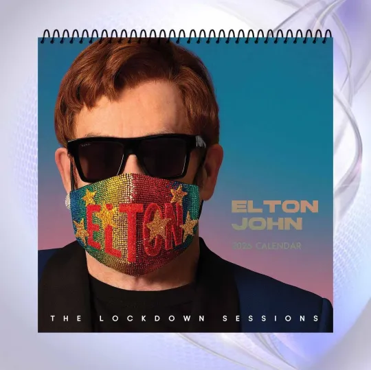 Discover Elton John 2026 Calendar, Music Legend Wall Calendar, Collectible Fan Gift