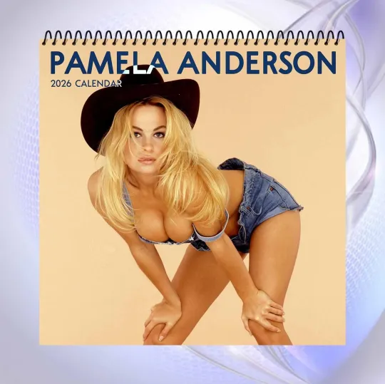 Pamela Anderson 2026 Calendar, Glamour Wall Calendar, Vintage Retro Pinup Gift