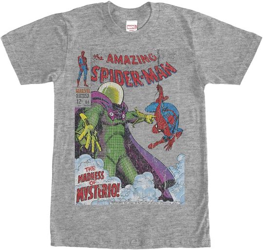 Discover Men's Marvel Spider-Man Madness of Mysterio T-Shirt