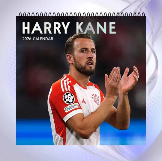 Discover Harry Kane 2026 Calendar, Football Star Wall Calendar, Soccer Fan Gift Idea