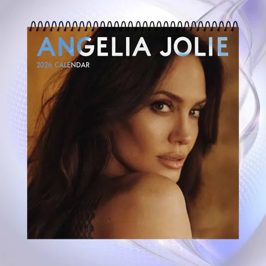 Discover Angelina Jolie 2026 Wall Calendar, Glamorous Celebrity Photo Collection Gift