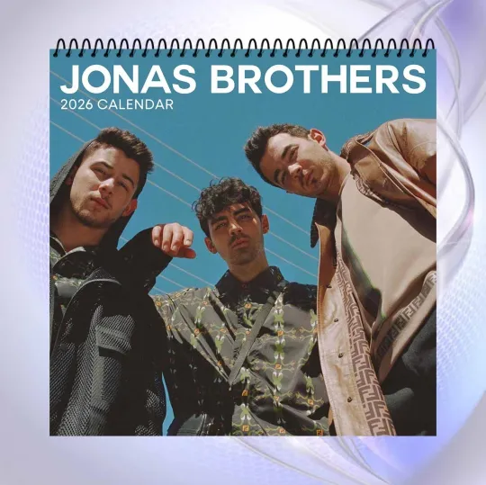 Jonas Brothers 2026 Calendar, Celebrity Wall Calendar Gift for Music Fans