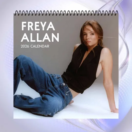 Discover Freya Allan 2026 Calendar, Fantasy Star Wall Calendar, Elegant Fan Gift