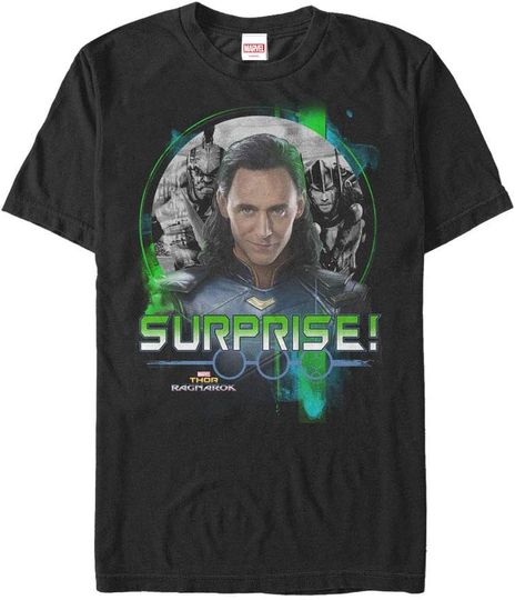 Discover Men's Marvel Thor: Ragnarok Loki Surprise T-Shirt