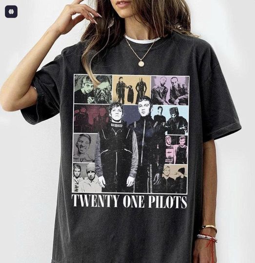 Discover Comfort Color Pilotss Band T-Shirt, Clancy Tour 2025