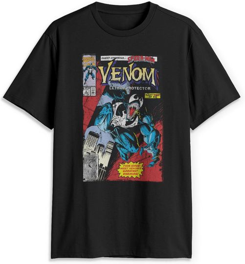 Men's Marvel Venom Lethal Protector Greatest Enemy T-Shirt